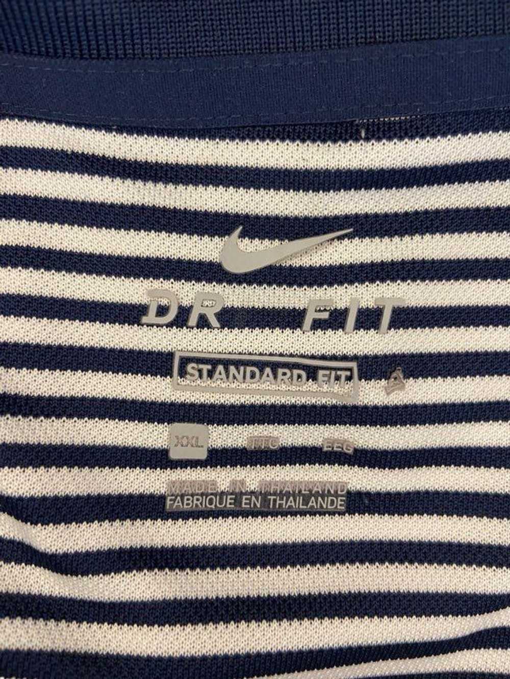 Nike Dri Fit Blue Striped Shirt - Size XXL - image 5