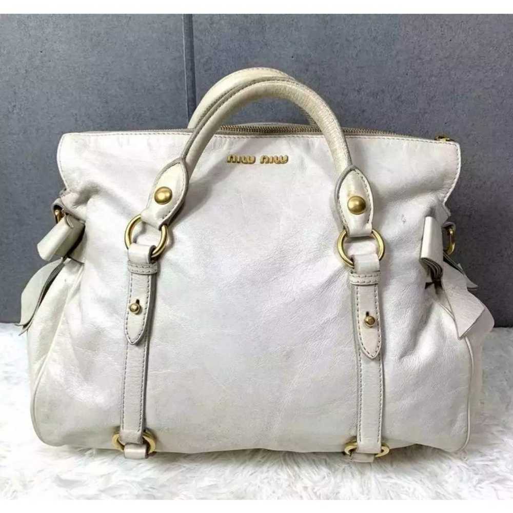 Miu Miu Bow bag leather handbag - image 3