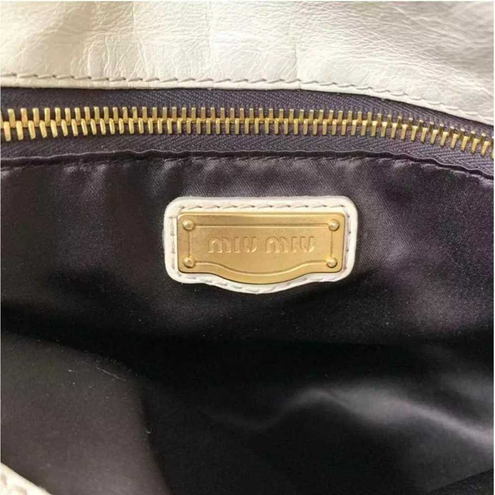 Miu Miu Bow bag leather handbag - image 9