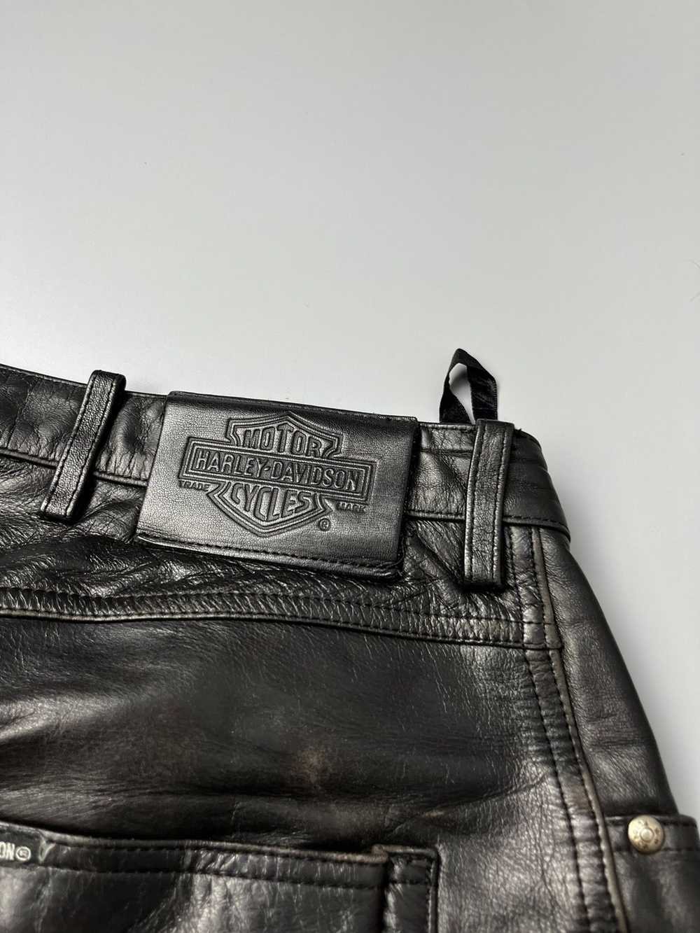 Harley Davidson × Leather × Made In Usa Vintage R… - image 6