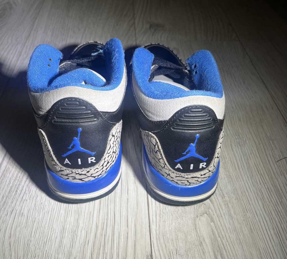 Jordan Brand × Nike jordan 3 sport blue size 5 - image 4