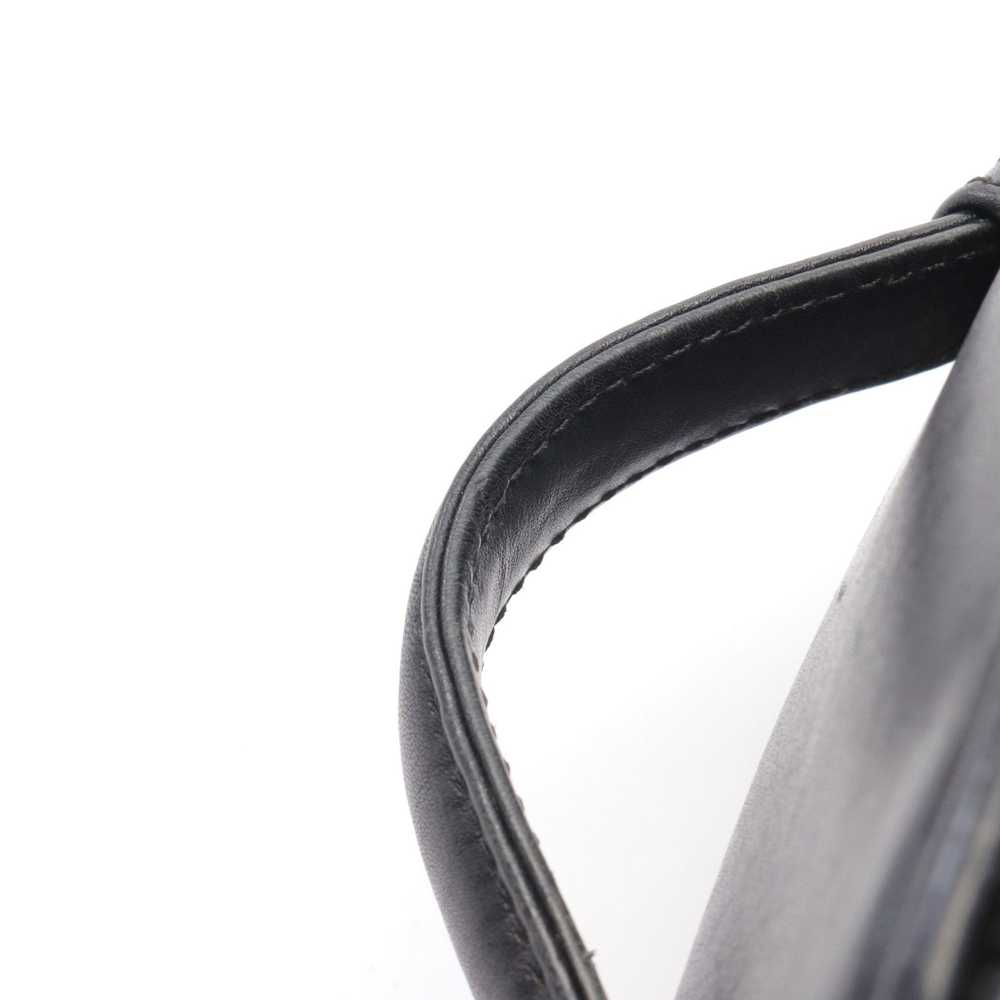 Chanel Bicolore Vanity Bag Handbag Lambskin Black… - image 11