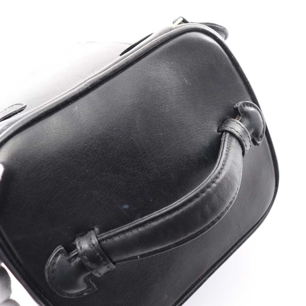 Chanel Bicolore Vanity Bag Handbag Lambskin Black… - image 7