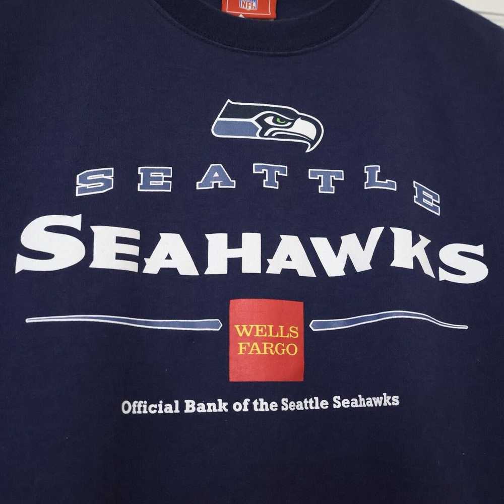NFL Seattle Seahawks Wells Fargo Bank Promo Shirt… - image 3