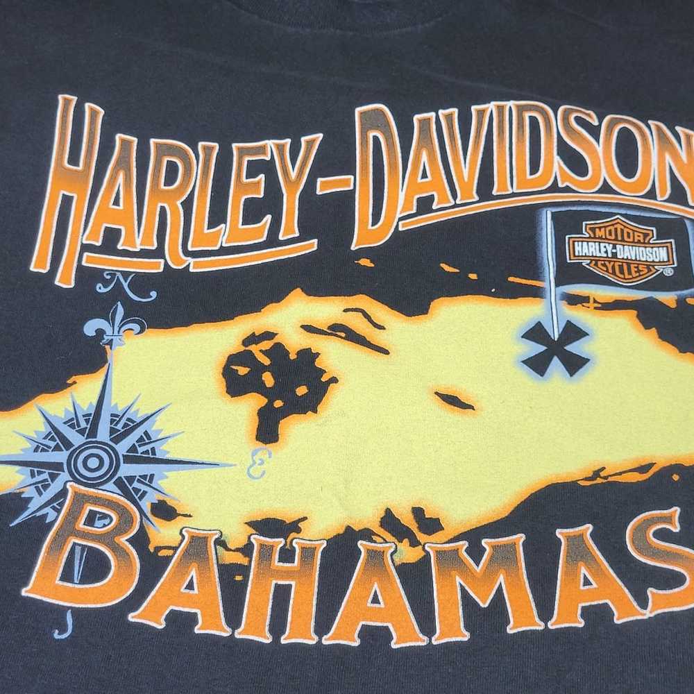 Harley Davidson Motorcycle Bahamas SS Black Tshir… - image 3