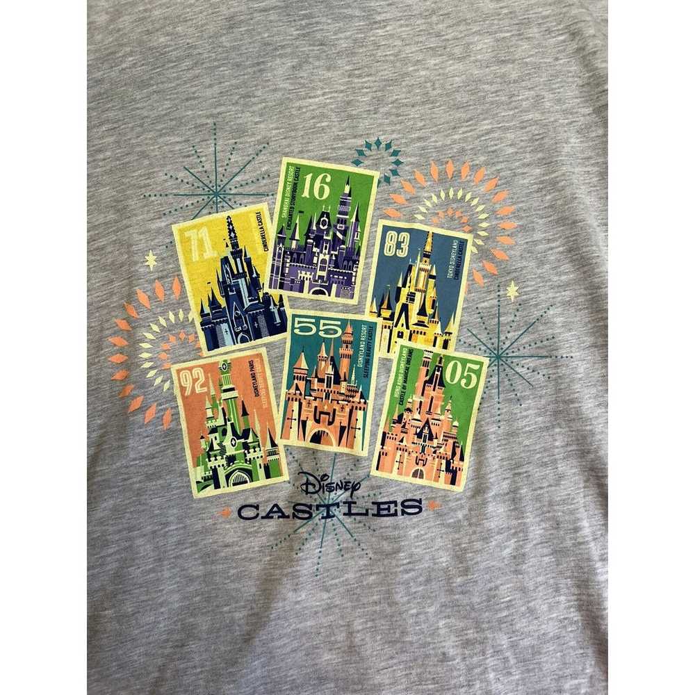 Disney Parks Exclusive Castles T Shirt Size Mediu… - image 2