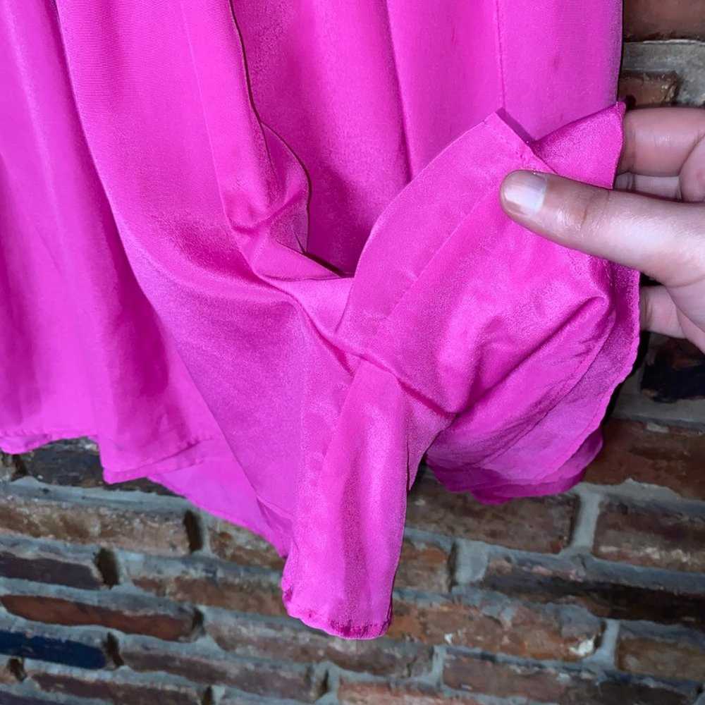 Gianni Bini Neon Pink Strapless Mini Romper Junio… - image 4