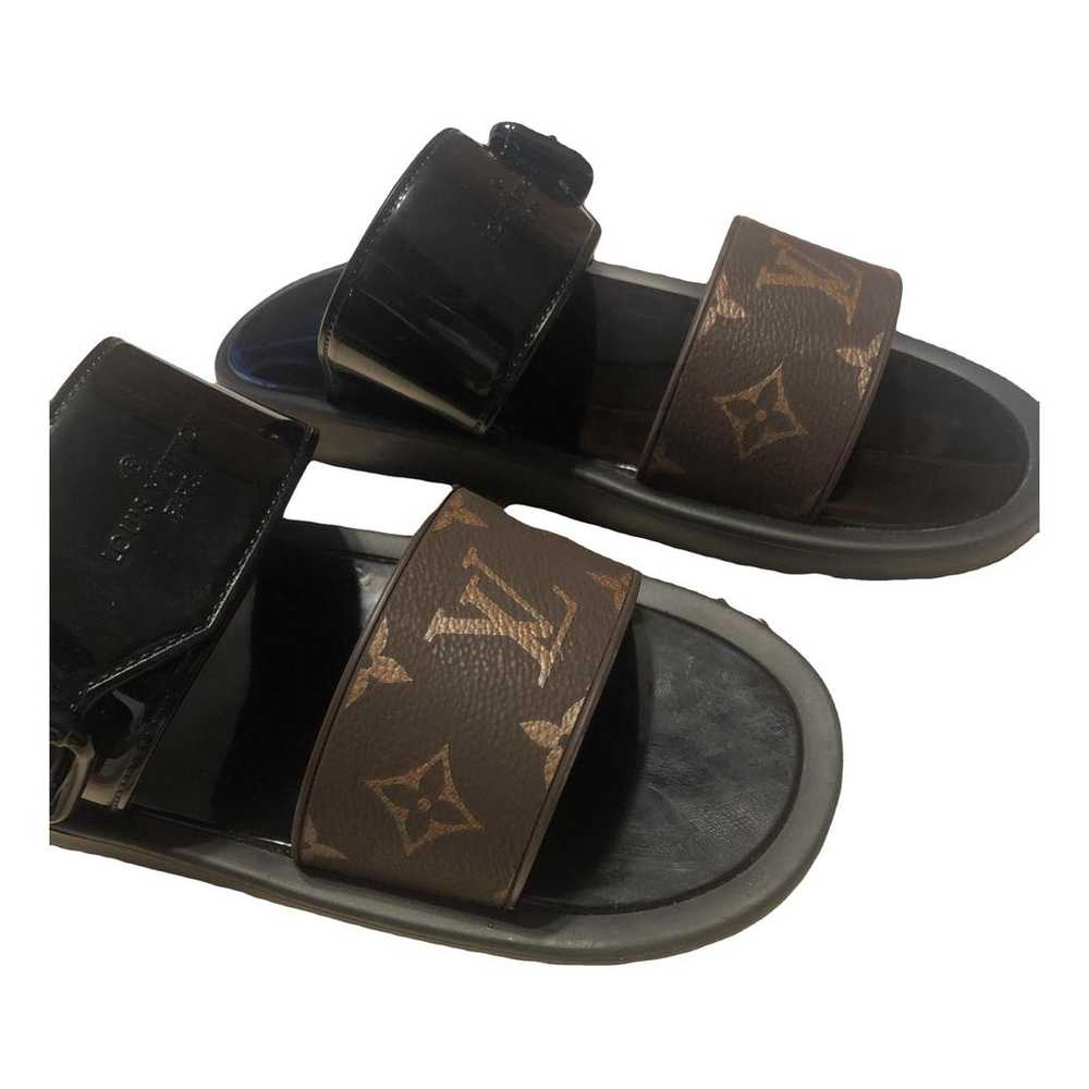 Louis Vuitton Sunbath patent leather sandal - image 1