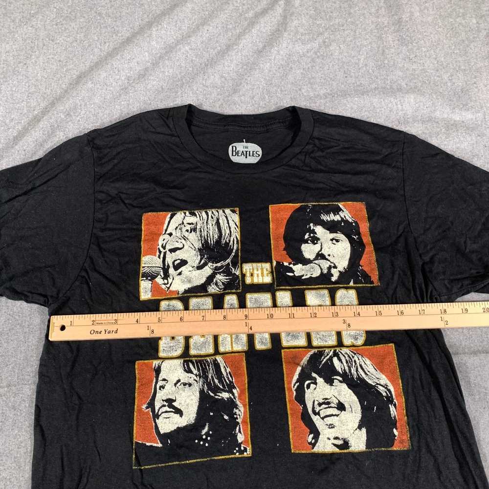The Beatles Shirt Adult Medium Black Casual Short… - image 4