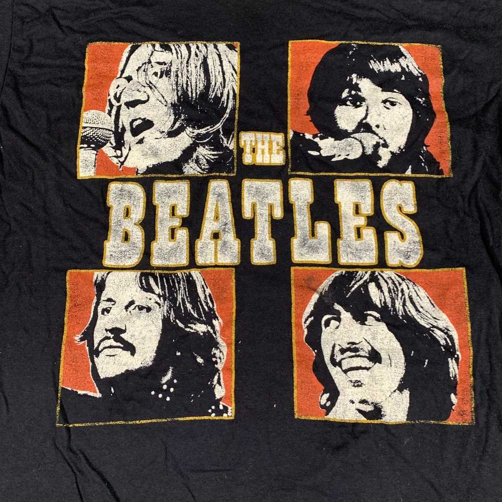 The Beatles Shirt Adult Medium Black Casual Short… - image 5