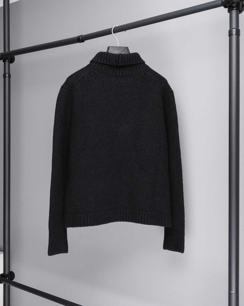 Acne Studios Acne studios black knit wool turtlen… - image 6
