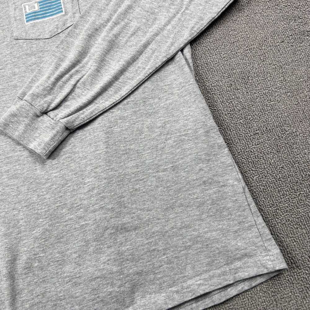 Huk Shirt Adult Extra Large Gray Long Sleeve Perf… - image 3