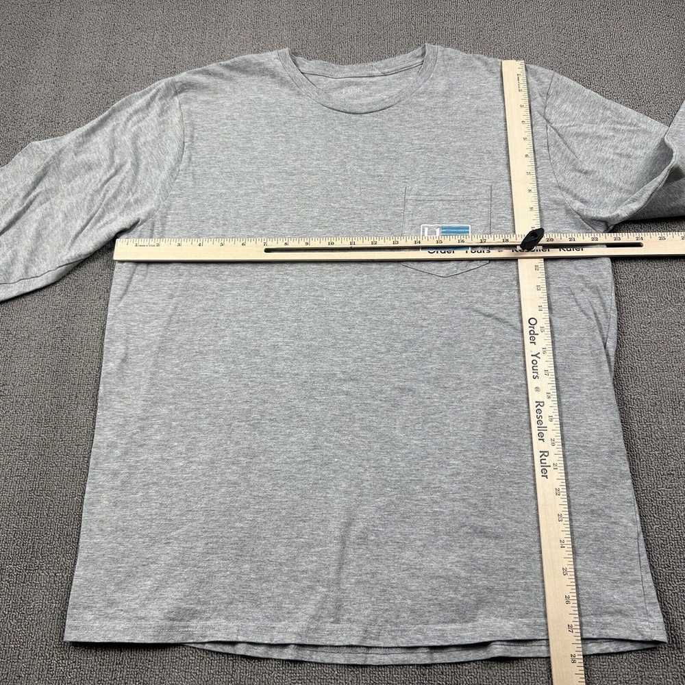 Huk Shirt Adult Extra Large Gray Long Sleeve Perf… - image 8