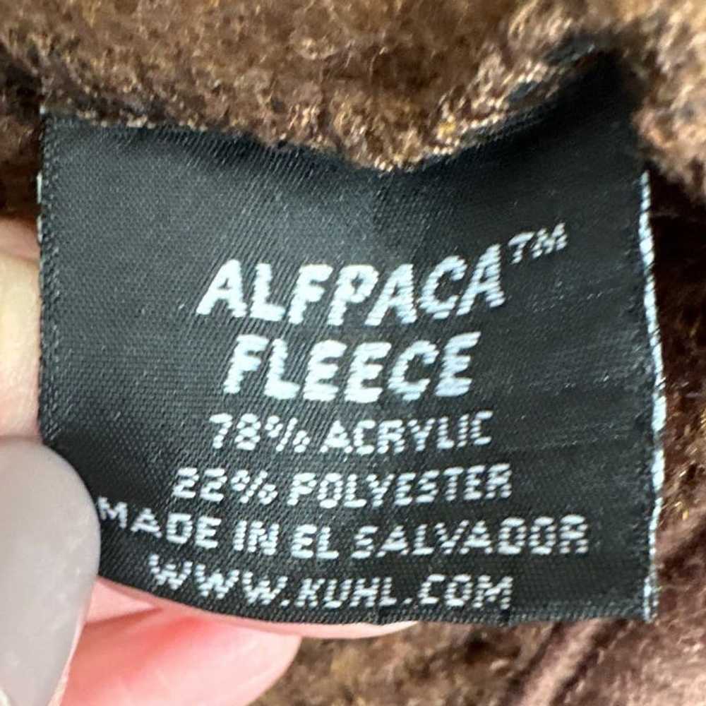 Kuhl Women’s Brown Alfpaca Fleece size medium - image 3