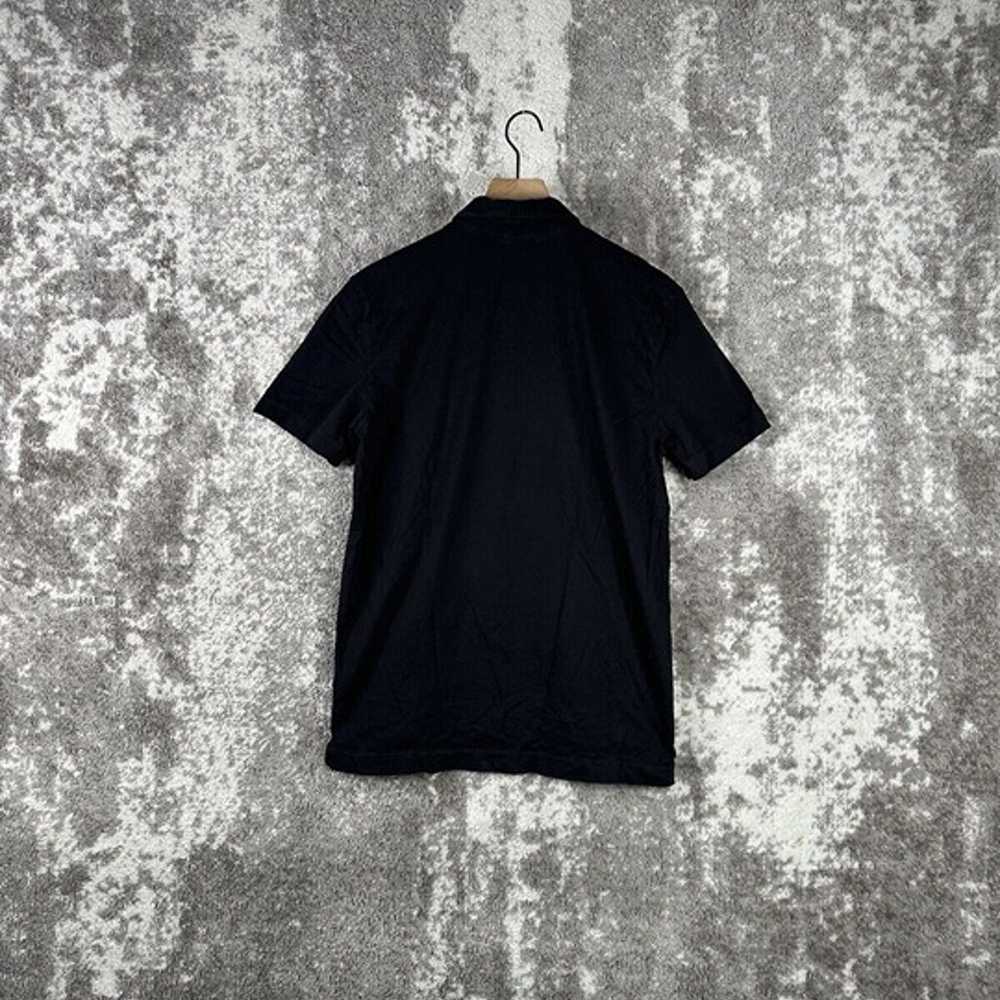 James Perse Polo Shirt 1 / Small Mens Black Short… - image 2
