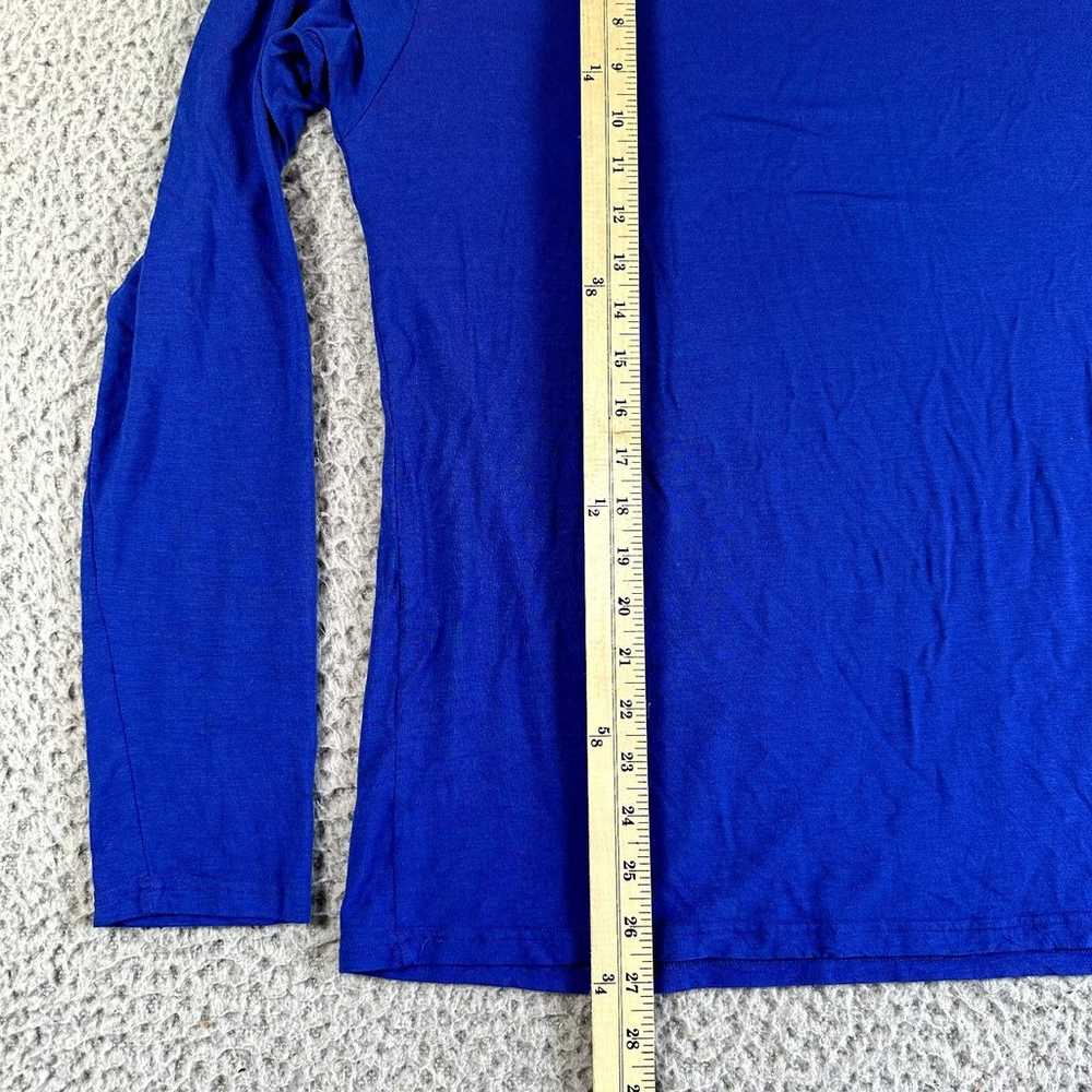Psycho Bunny Shirt Men's XL Blue V Neck Tee Long … - image 10
