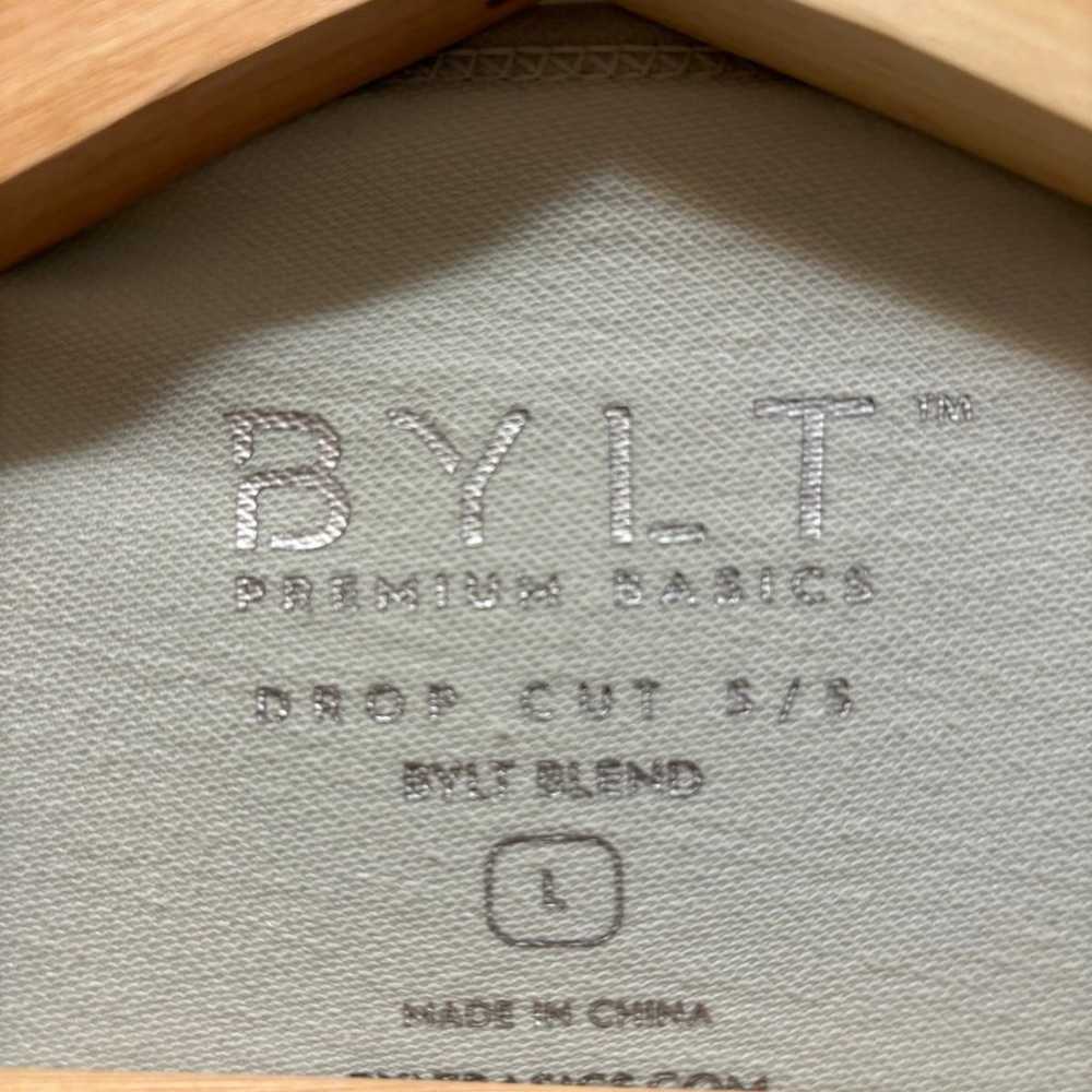 BYLT Basics Drop Cut Tee Bylt Blend size Large - image 2