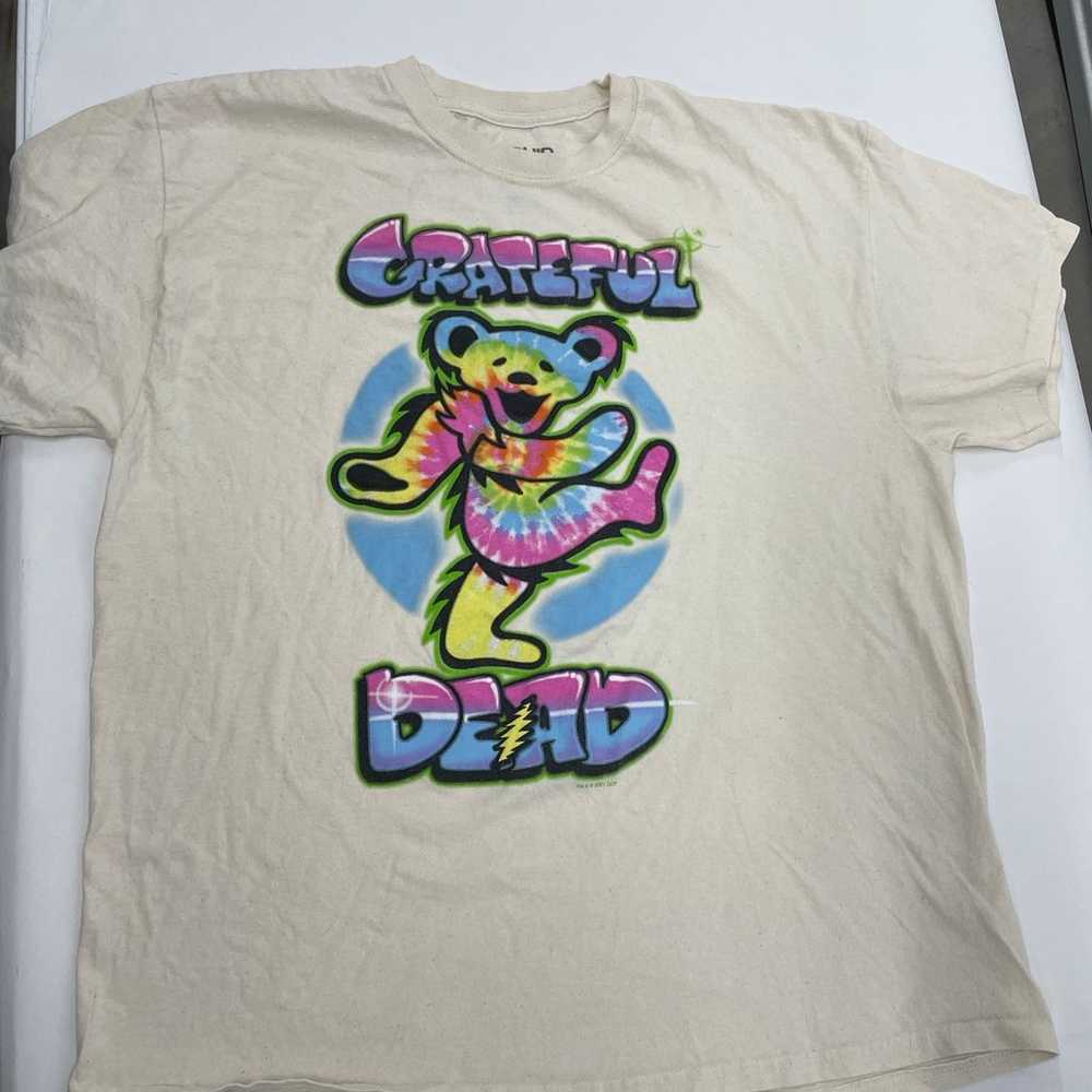 Grateful Dead Tie Dye  Bear T-Shirt XL - image 1
