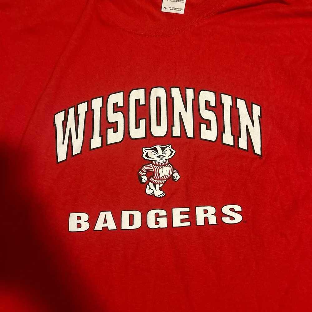 Vintage Wisconsin Badgers Shirt! - image 2