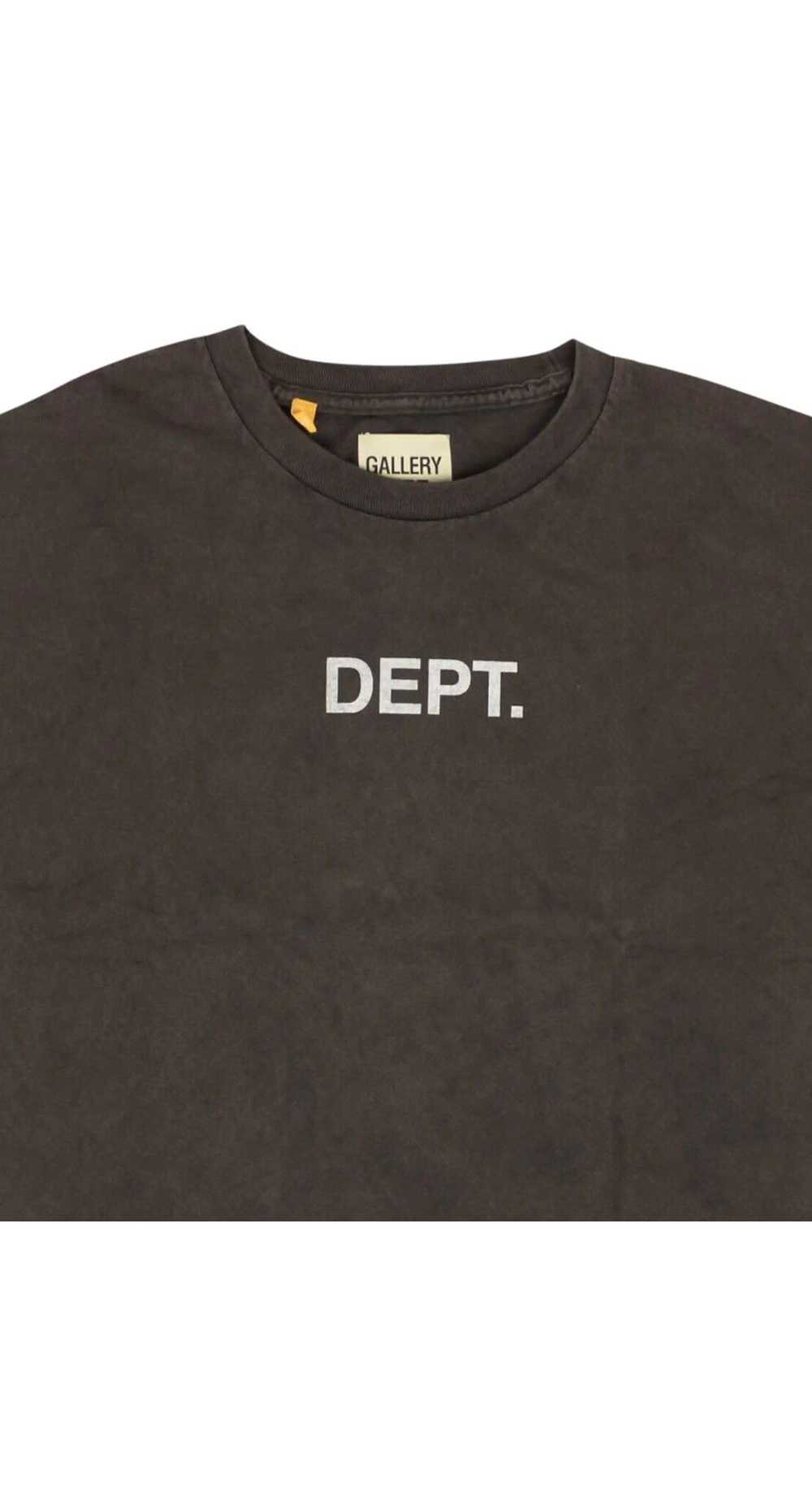 Gallery Dept. Grey Flames Logo Long Sleeve T-Shir… - image 2