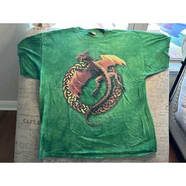 Vintage 1990s The Mountain Dragon Tie Dye T-Shirt - image 1