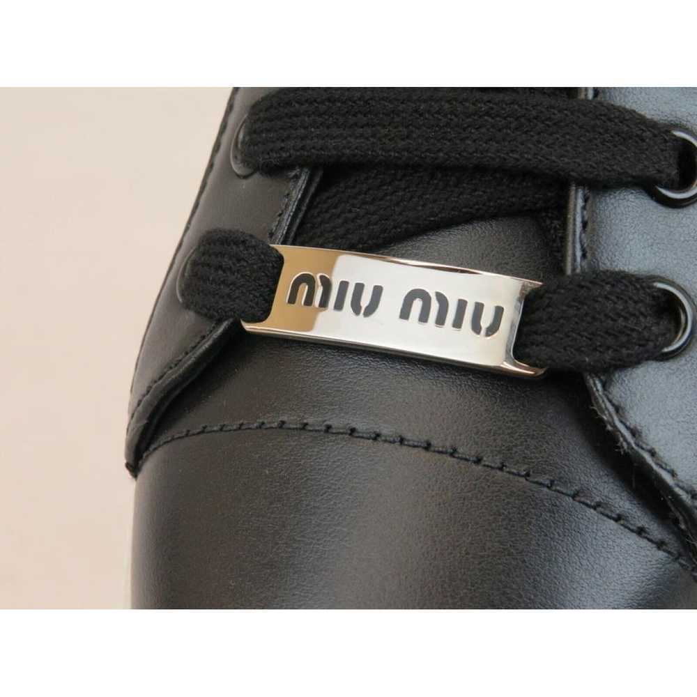 Miu Miu Leather trainers - image 8