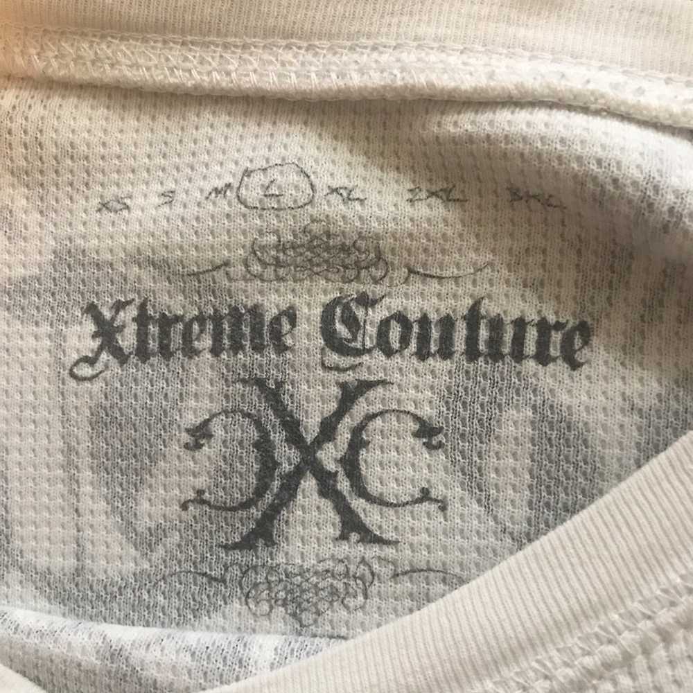 y2k xtreme couture waffle weave white long sleeve… - image 2
