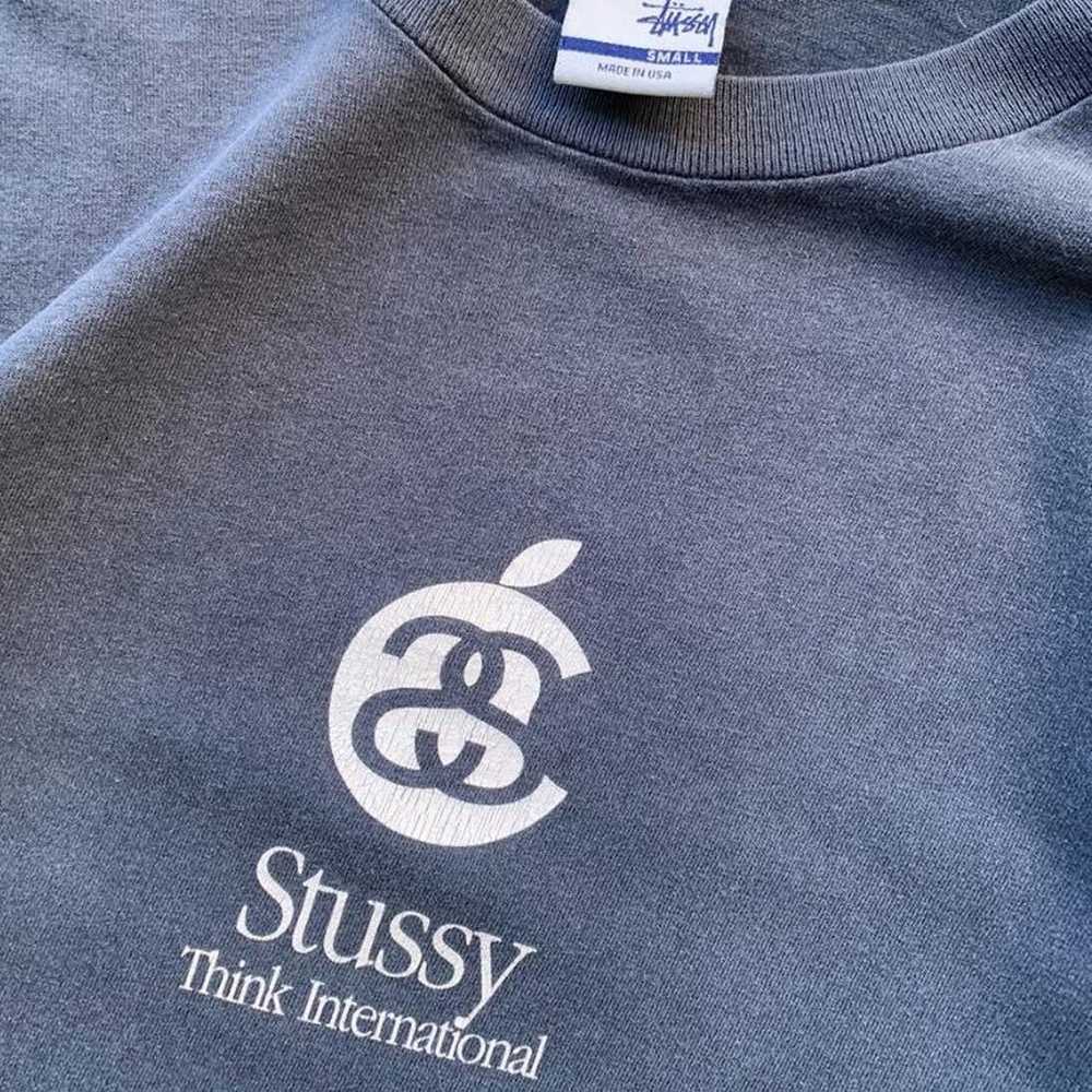 Apple × Streetwear × Stussy (S) 90’s Stussy Apple… - image 3