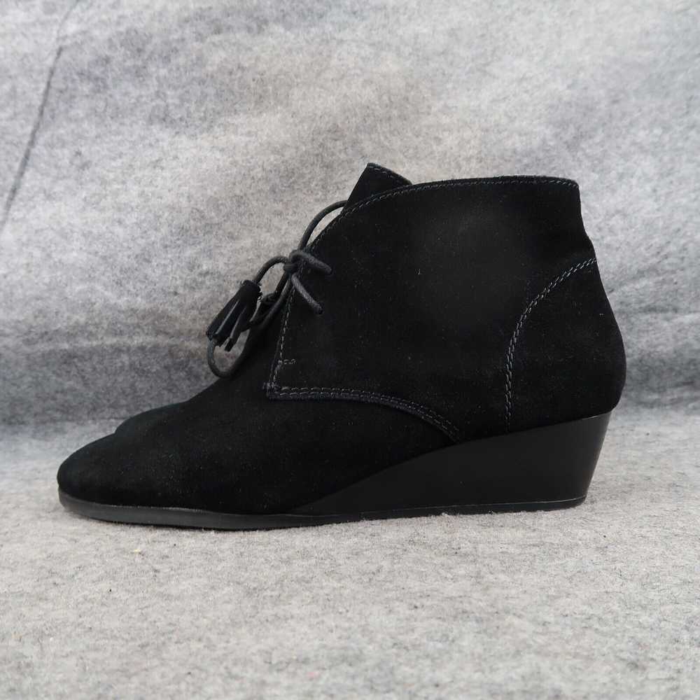 Crown Vintage Shoes Womens 9 Bootie Wedge Chukka … - image 4