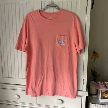 Men’s Vineyard Vines Coral Whale Pocket T-Shirt - image 1