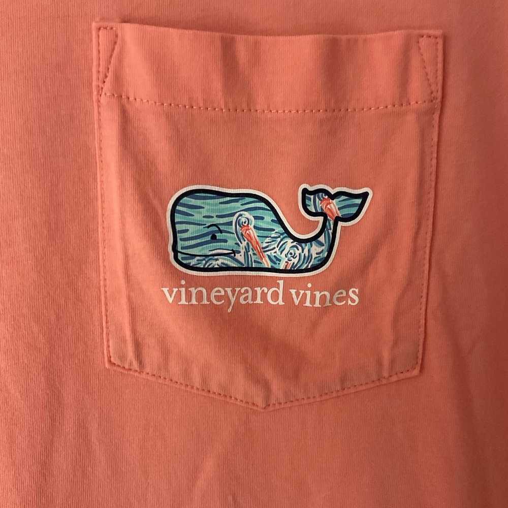 Men’s Vineyard Vines Coral Whale Pocket T-Shirt - image 3
