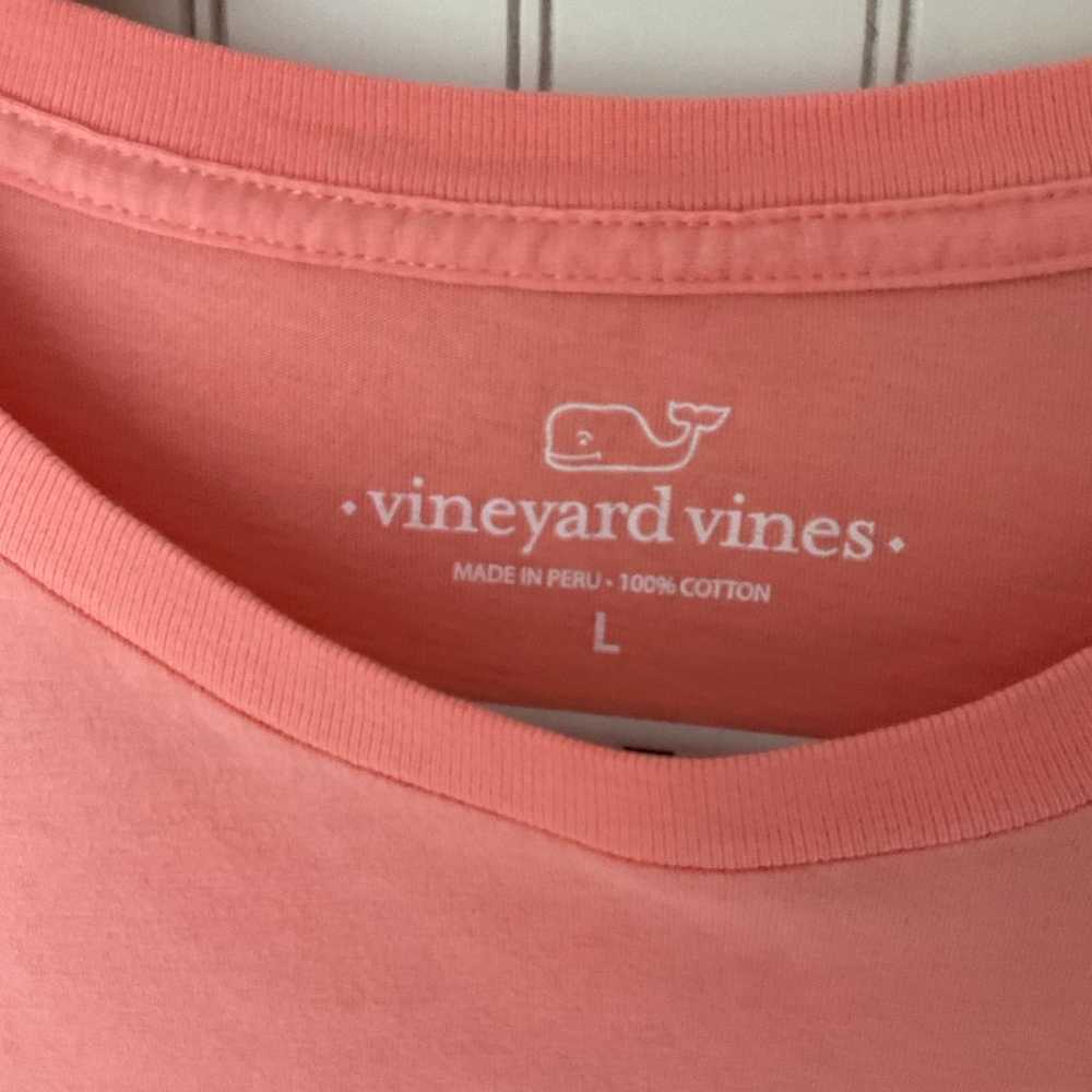 Men’s Vineyard Vines Coral Whale Pocket T-Shirt - image 4