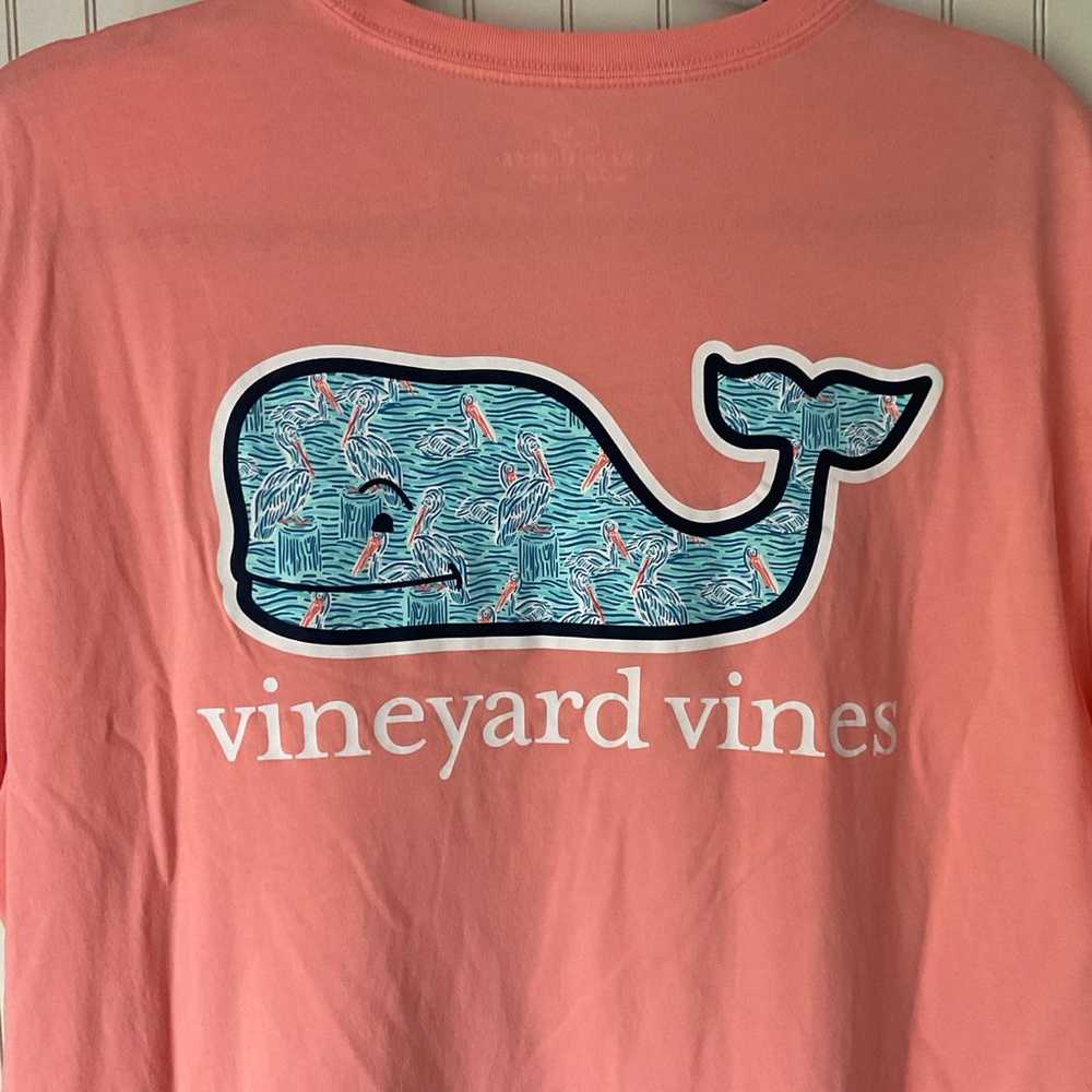 Men’s Vineyard Vines Coral Whale Pocket T-Shirt - image 5