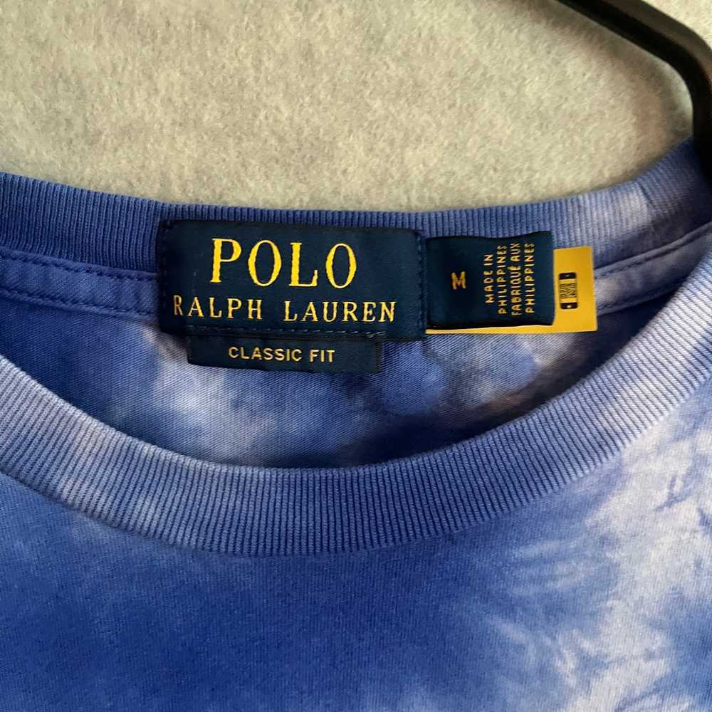 Men Polo Ralph Lauren blue shirt Medium - image 2