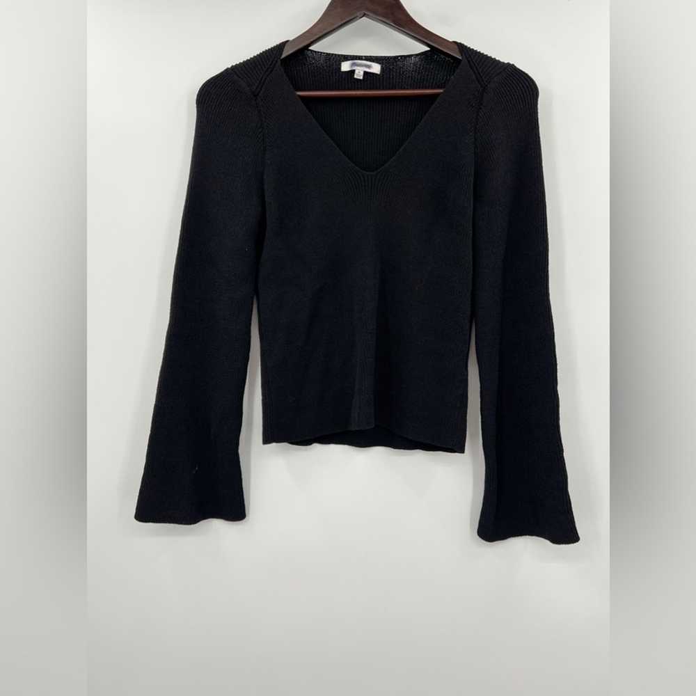 Madewell Flared-Sleeve V-Neck Sweater M - image 4