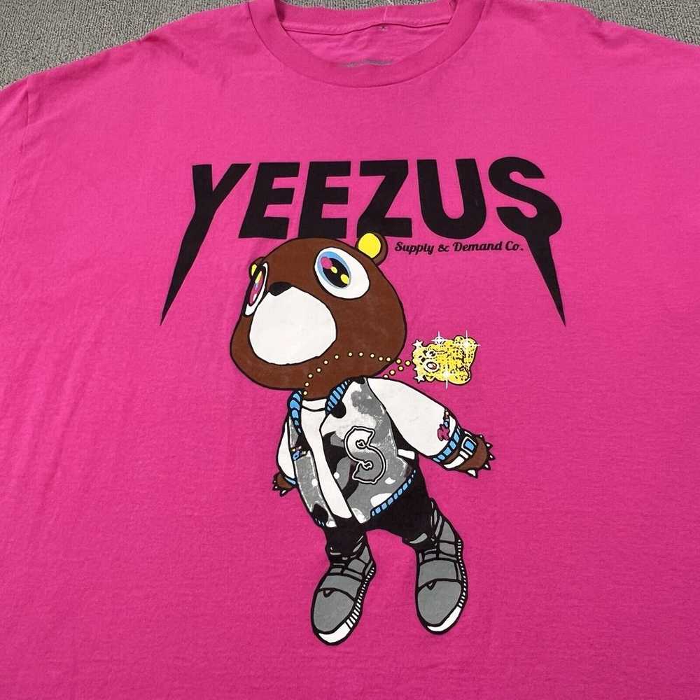 Yeezus Shirt Adult 2XL XXL Pink Short Sleeve Supp… - image 3