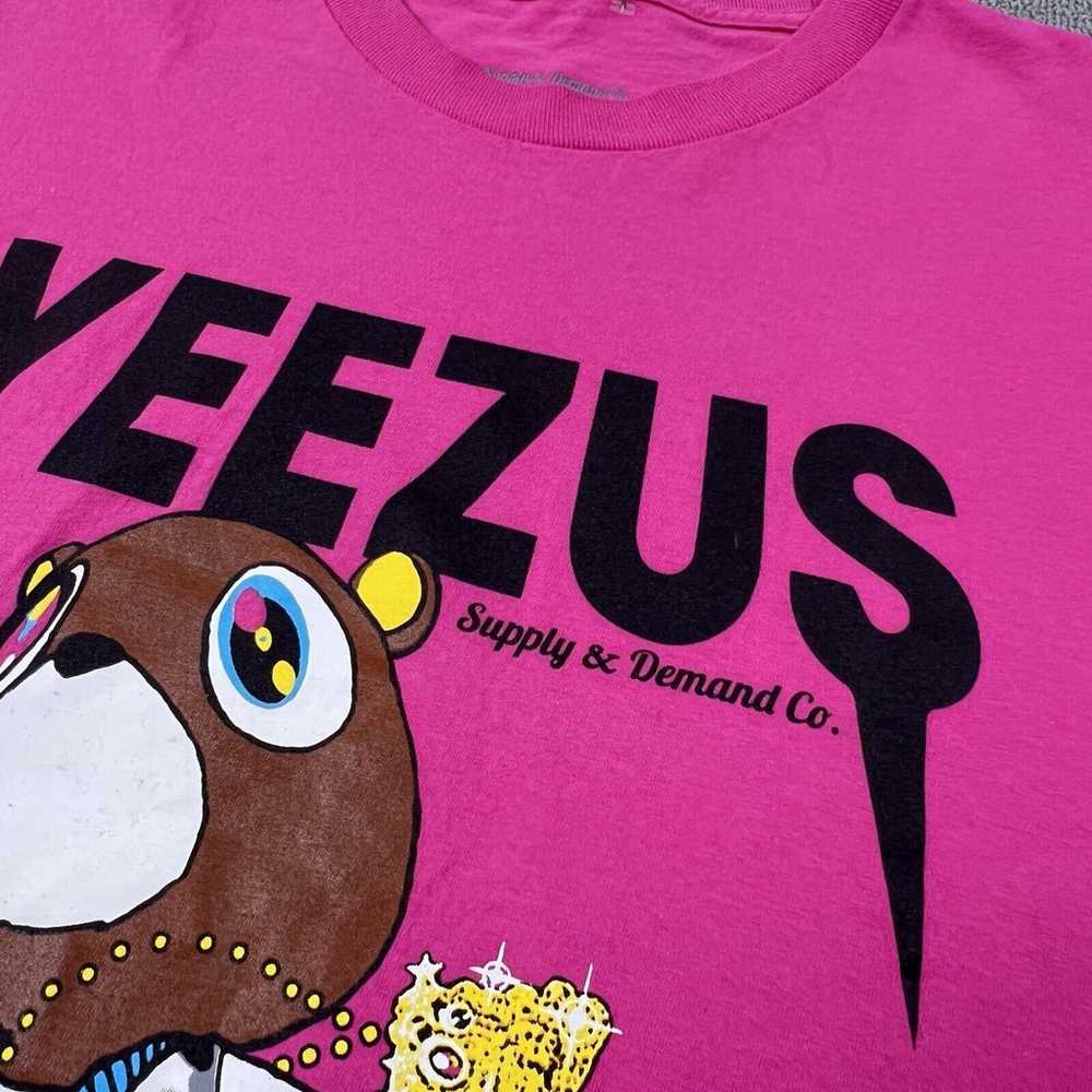 Yeezus Shirt Adult 2XL XXL Pink Short Sleeve Supp… - image 4