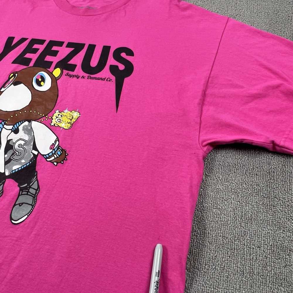 Yeezus Shirt Adult 2XL XXL Pink Short Sleeve Supp… - image 6
