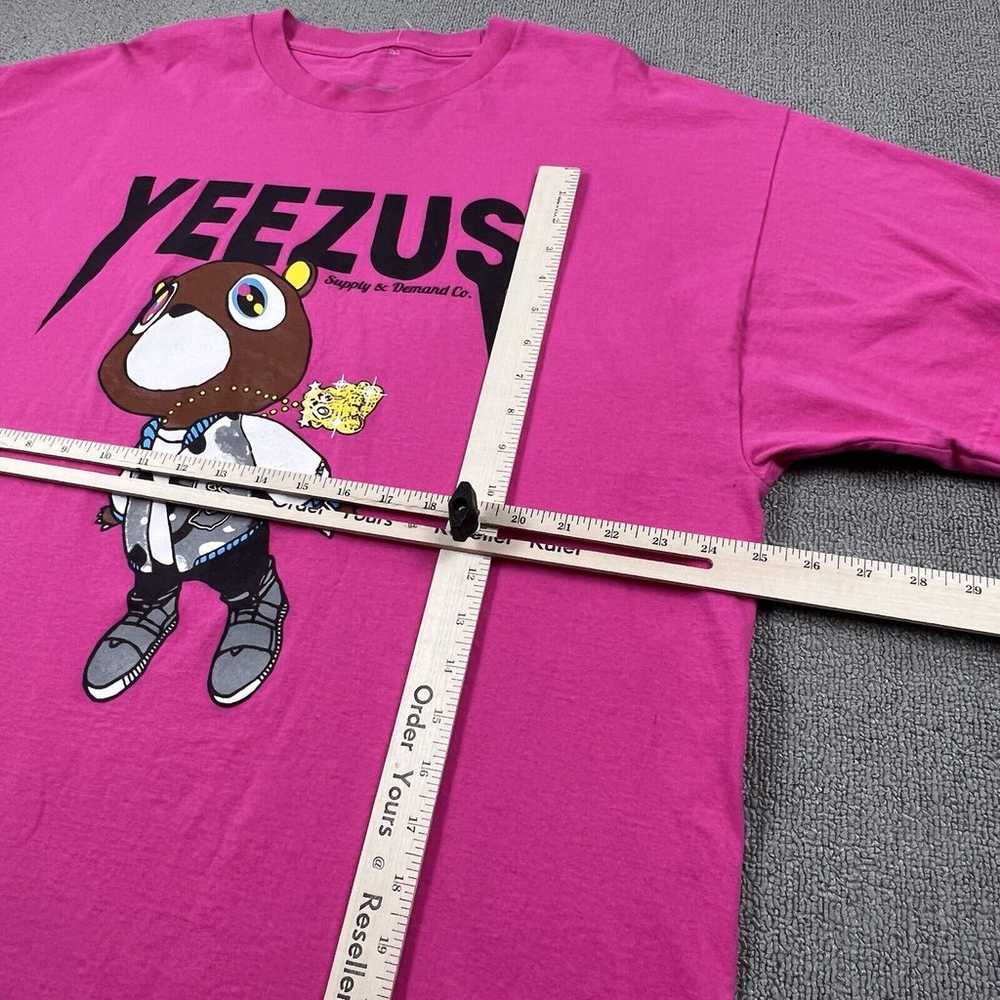 Yeezus Shirt Adult 2XL XXL Pink Short Sleeve Supp… - image 8