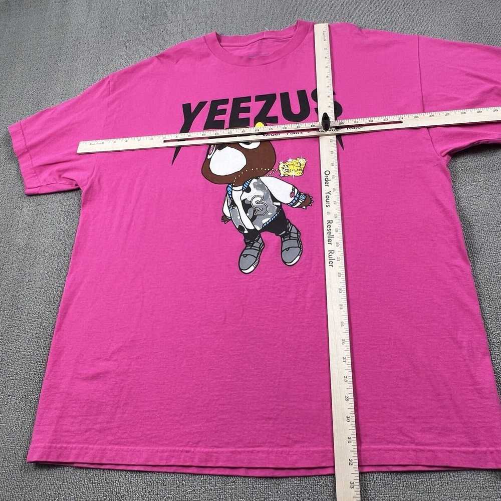 Yeezus Shirt Adult 2XL XXL Pink Short Sleeve Supp… - image 9