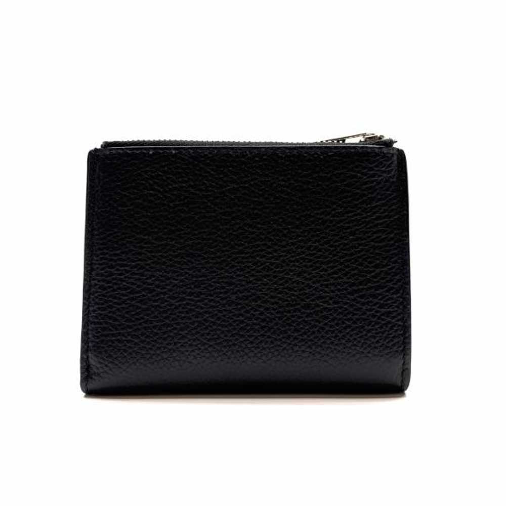 LOEWE Slim Compact Wallet Black Bifold Soft Grain… - image 3