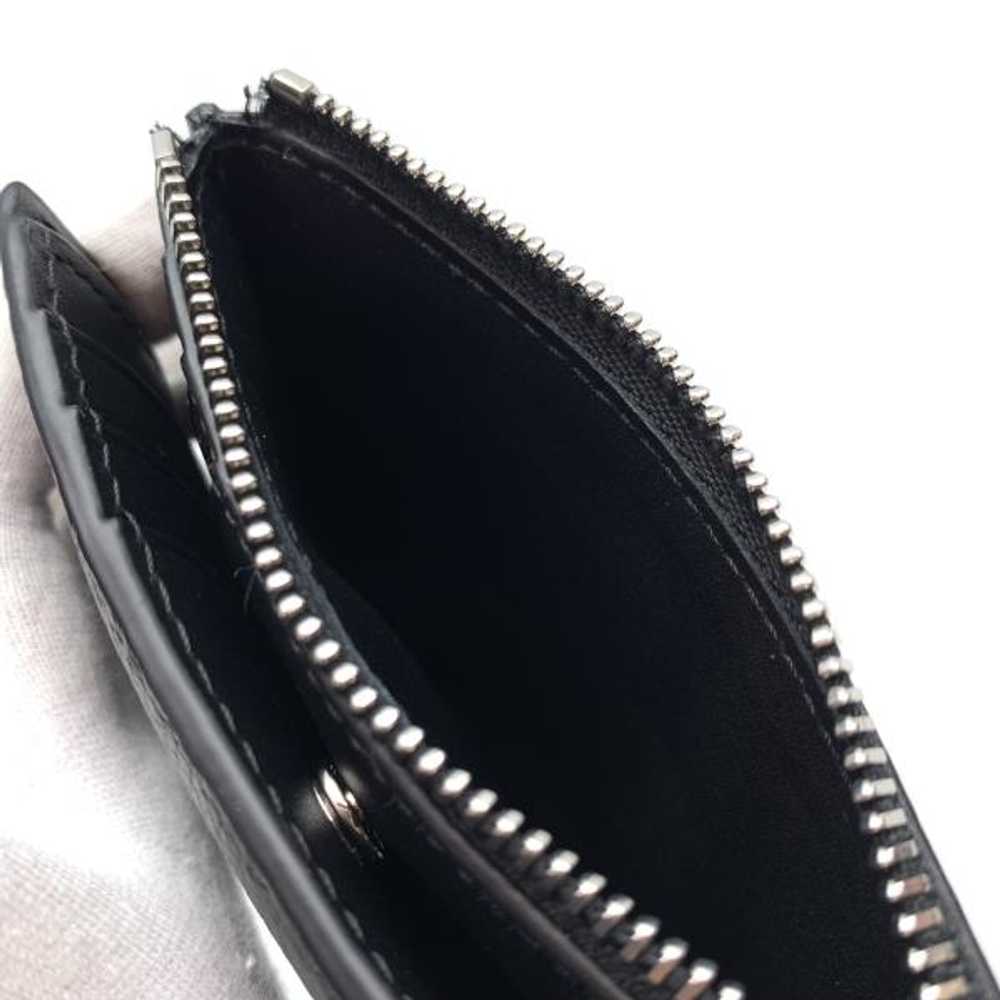 LOEWE Slim Compact Wallet Black Bifold Soft Grain… - image 8