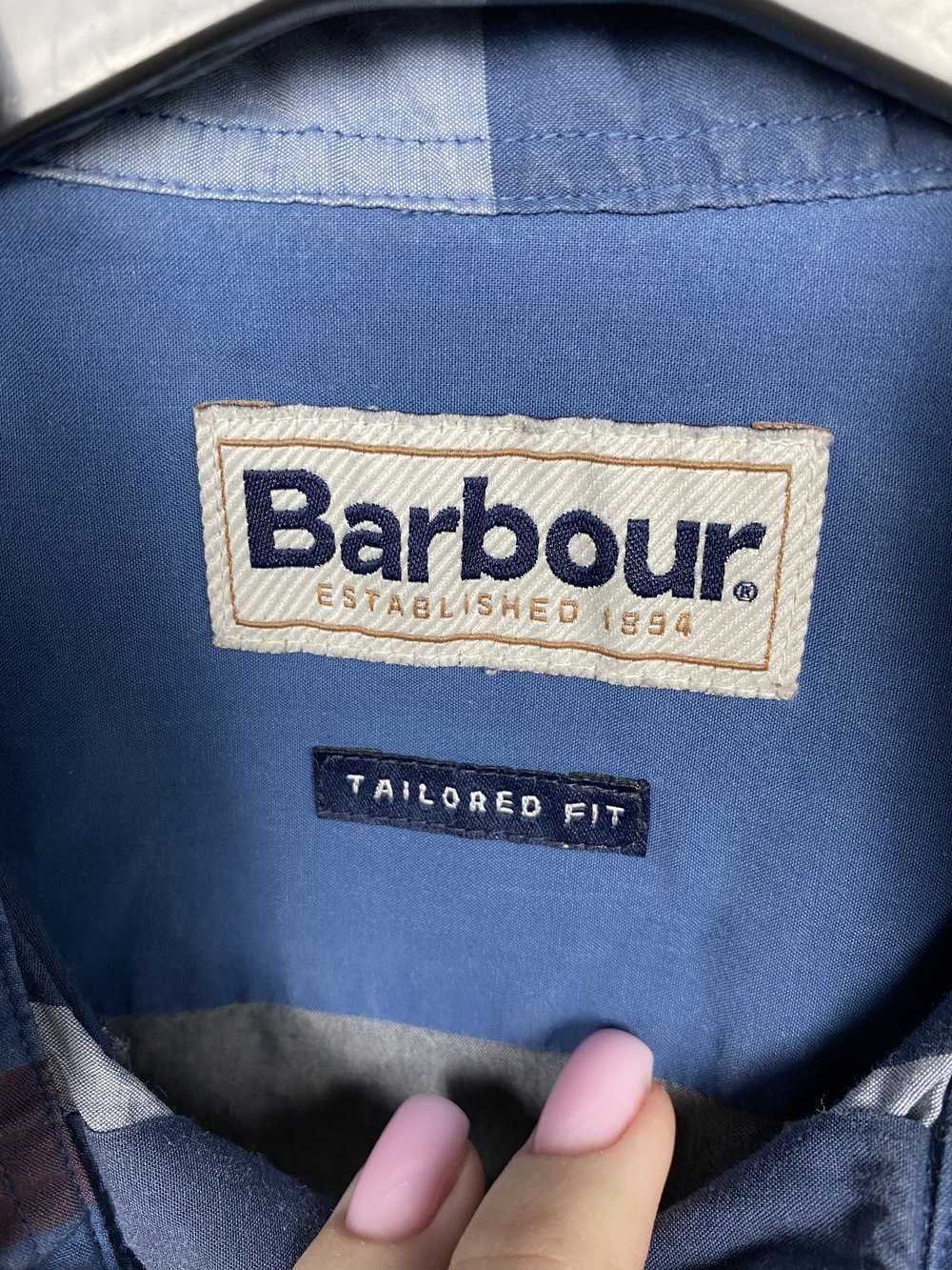 Barbour × Streetwear × Vintage Barbour Tartan Pla… - image 4