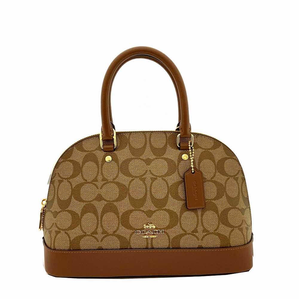 COACH F27853 2Way Handbag Shoulder Bag Signature … - image 1