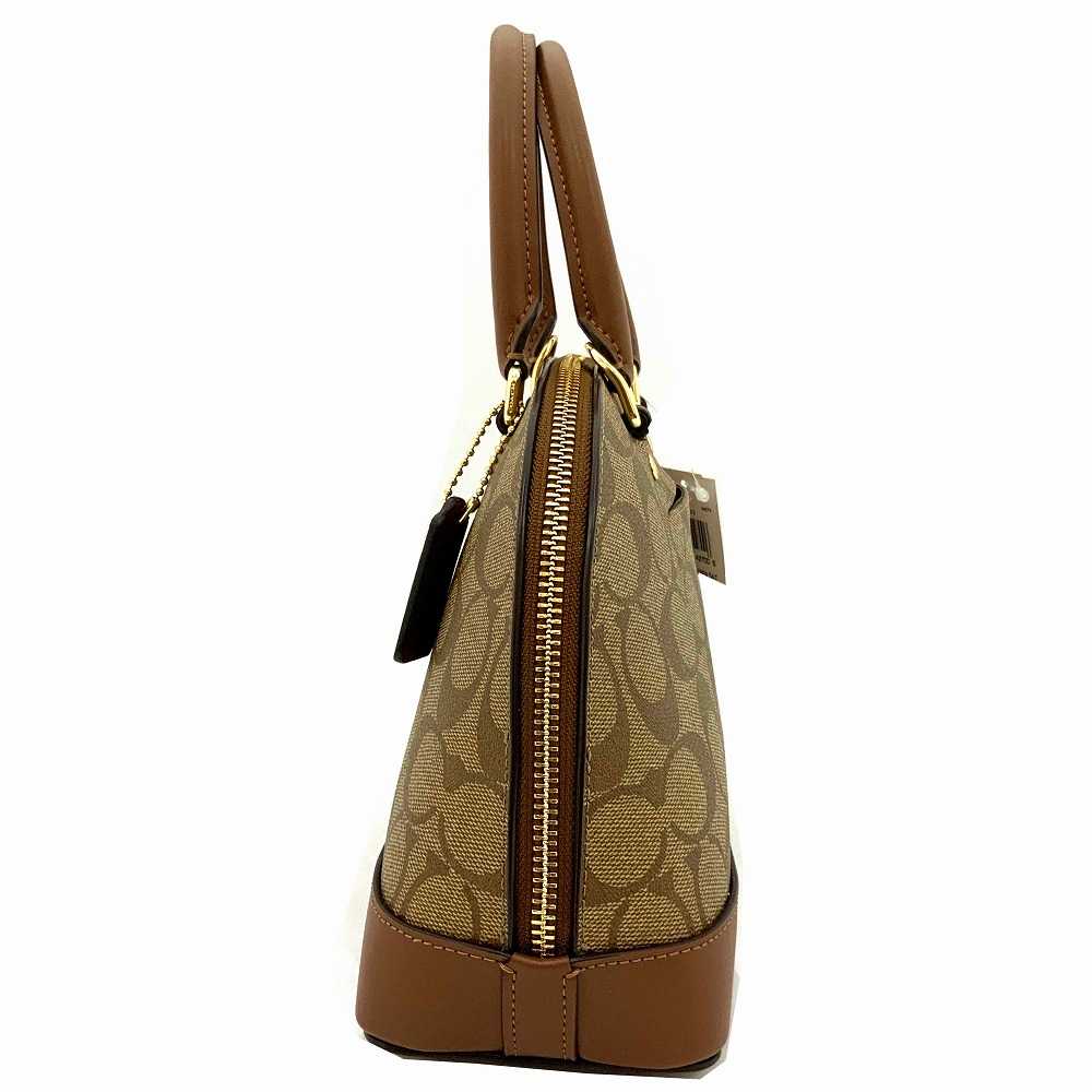 COACH F27853 2Way Handbag Shoulder Bag Signature … - image 3