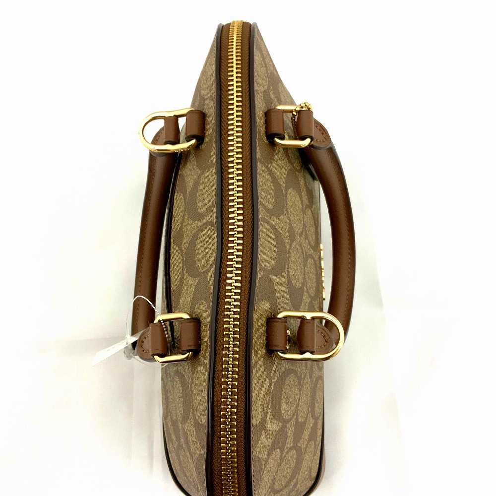 COACH F27853 2Way Handbag Shoulder Bag Signature … - image 7