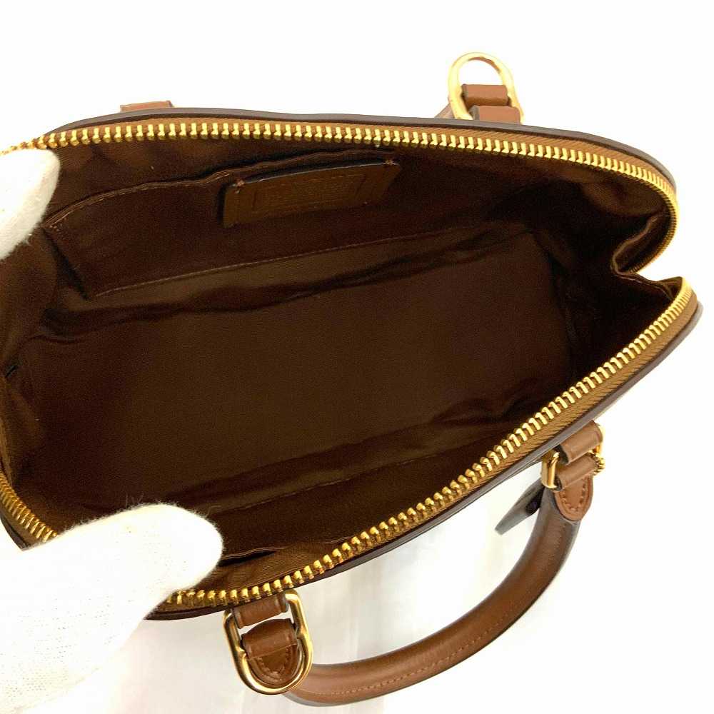 COACH F27853 2Way Handbag Shoulder Bag Signature … - image 8