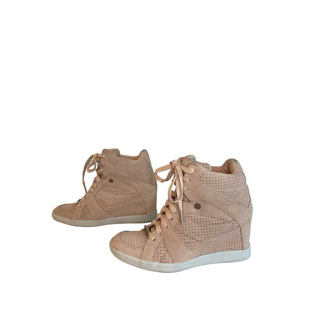 Coach Alexis Suede Leather Hidden Wedge High Top … - image 1