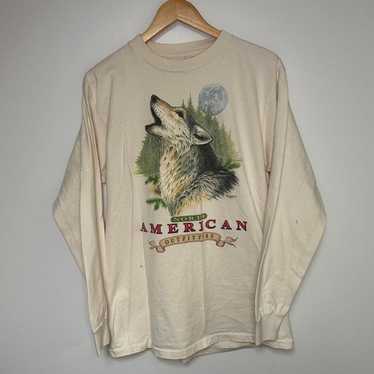 1995 Vintage Wolf Shirt Longsleeve - image 1
