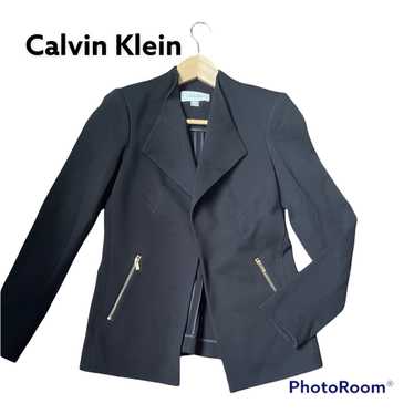 Calvin Klein Women's Sport Jacket Black Sz 2 - image 1